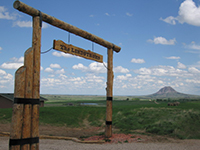 Log Driveway Arch